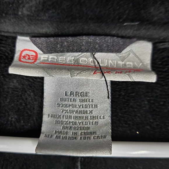 Free Country Winter coat with fleece, pockets and adjustable hood - Size L - Picture 4 of 6